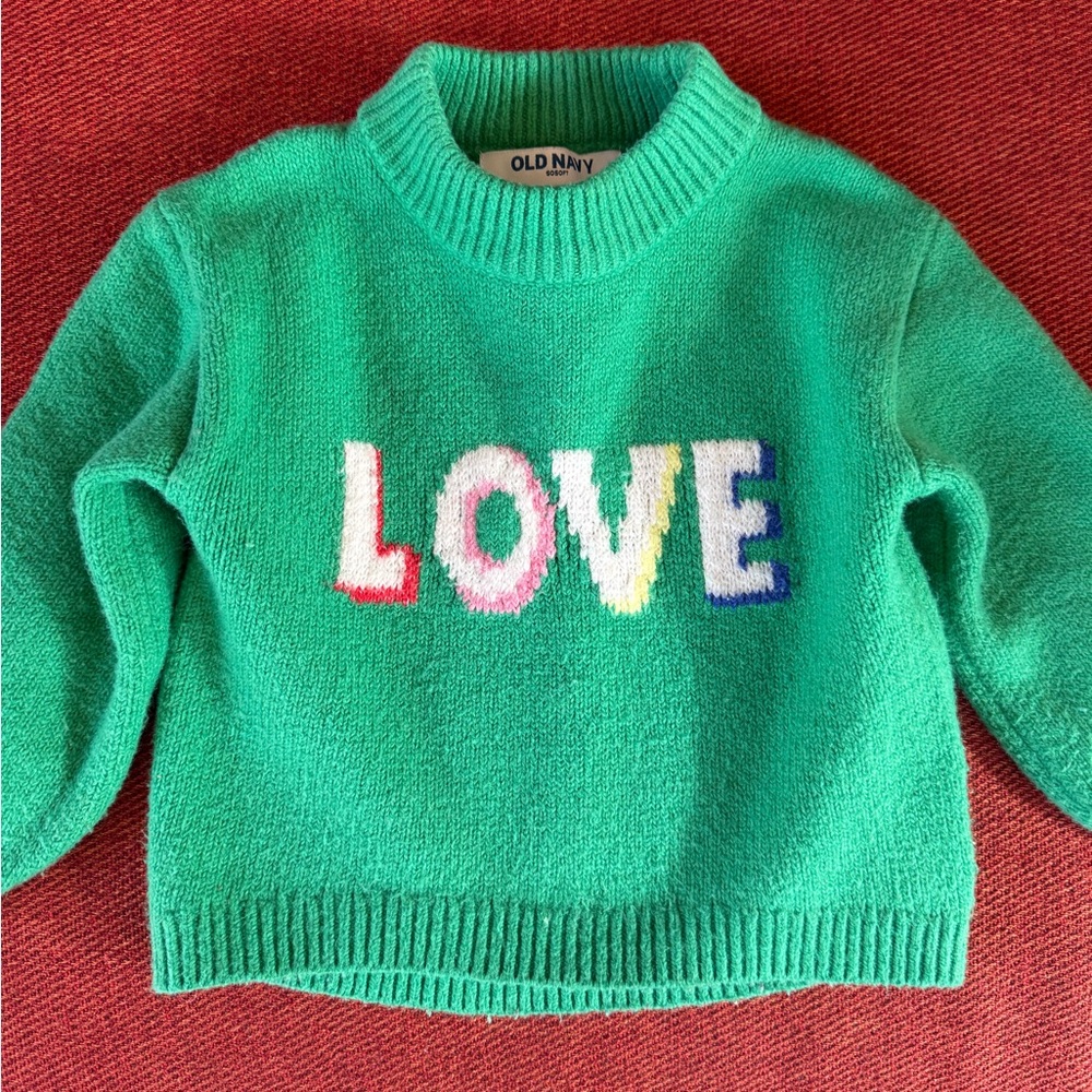 Love Sweater Old Navy 2T